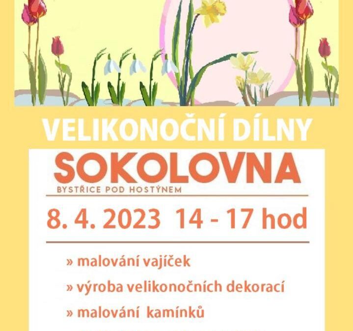 Velikonoční tvořivá dílna – sobota 8.4.2023